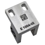 Industrial laser marking machine used for permanent barcode marking.