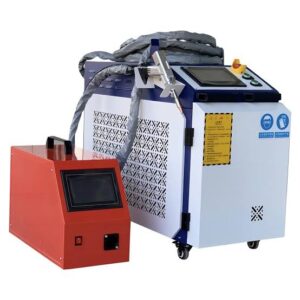 Efficient rust cleaning using advanced laser technology for industrial applications.