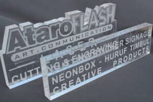 High-Detail CO2 Laser Engraving on plastic