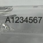 CO2 Laser Cutting Machine Engraving Serial Numbers